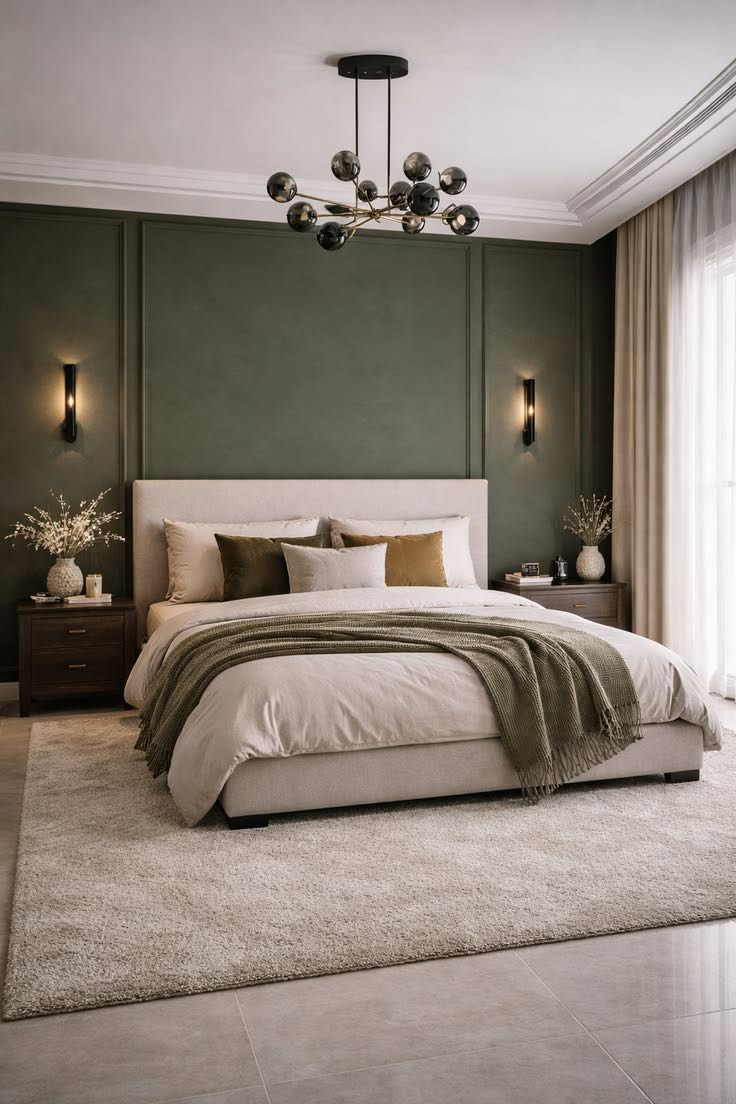 Raffinato Property Group Reading Nook Project - Curated minimal corner space with sophisticated leather seating, modern art frames, and natural indoor flora.